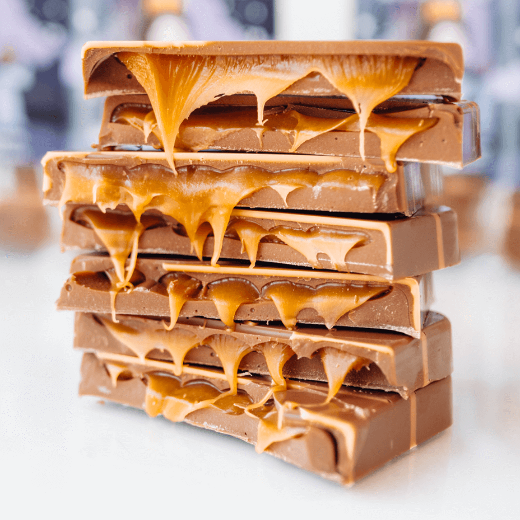 Indulge in Royalty: The King of Caramel Chocolate Bar